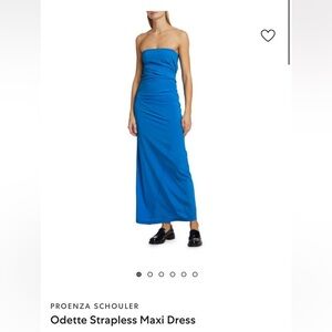 Proenza Schouler Odette Strapless Maxi Dress